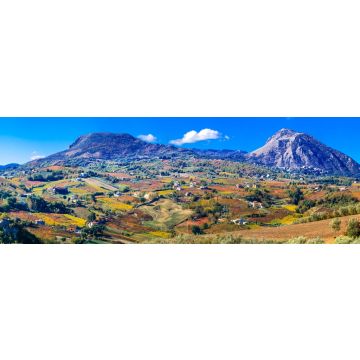 Lais Puzzle - Bunter Teppich der Weinberge in den Herbstfarben. Benevento, Italien, Panorama - 1.000 Teile