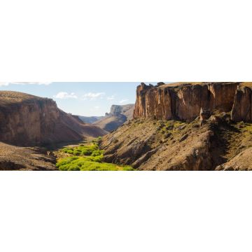 Lais Puzzle - Der Fluss Pinturas oder Ecker, der im Andengebirge, im kleinen Massiv des Monte Zeballos (2743 m), südlich des Buenos Aires Sees, geboren wurde, fließt etwa hundert Kilometer lang und trägt den Namen Ecker, Panorama - 1.000 Teile