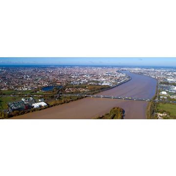 Lais Puzzle - Luftaufnahme von Bordeaux in der Gironde, Frankreich, Panorama - 1.000 Teile