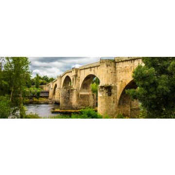 Lais Puzzle - Brücke. Fluss Minho. Ourense Stadt, Galizien, Spanien, Panorama - 1.000 Teile