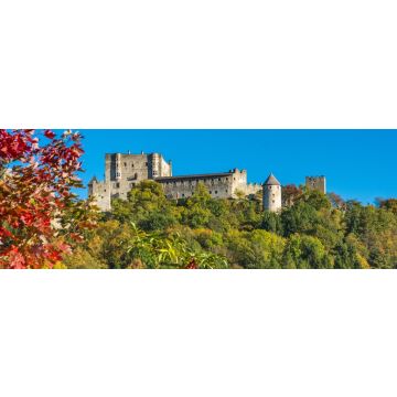 Lais Puzzle - Das Schloss Pergine befindet sich im Vasugana in Pergine Valsugana. Italien, Panorama - 1.000 Teile