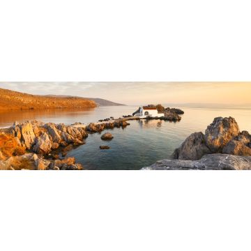 Lais Puzzle - Die Kirche Agios Isidoros im Norden von Chios bei Sonnenaufgang, Panorama - 1.000 Teile