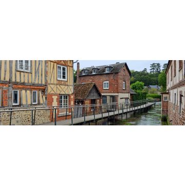 Lais Puzzle - romantisches Bernay in der Normandie, Frankreich, Panorama - 1.000 Teile