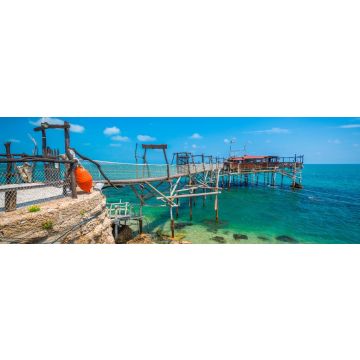 Lais Puzzle - Küste von Trabocchi, Provinz Chieti, Abruzzen, Panorama - 1.000 Teile
