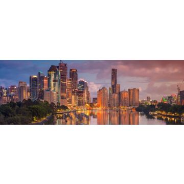 Lais Puzzle - Brisbane. Cityscape von Brisbane Skyline, Australien während des Sonnenaufgangs, Panorama - 1.000 Teile
