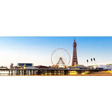 Lais Puzzle - Blackpool Tower und Central Pier Riesenrad, Lancashire, England, Panorama - 1.000 Teile