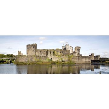 Lais Puzzle - Caerphilly Castle, Wales, Panorama - 1.000 Teile