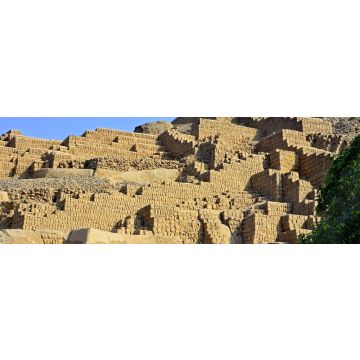 Lais Puzzle - Huaca Pucllana - eine Tonpyramide im Bezirk Miraflores in Zentral-Lima, Peru, Panorama - 1.000 Teile