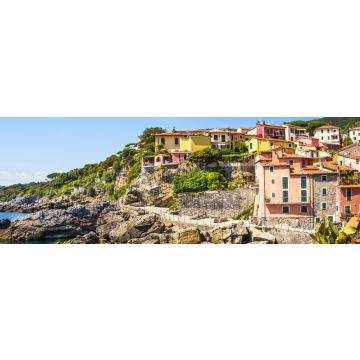 Lais Puzzle - Panoramablick auf schöne bunte Häuser des Tellaro-Dorfes, Lerici, La Spezia, Italien, Panorama - 1.000 Teile