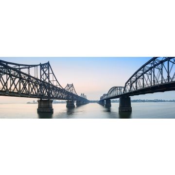 Lais Puzzle - Brücke über den Yalu-Fluss, Dandong, Liaoning, China, Panorama - 1.000 Teile