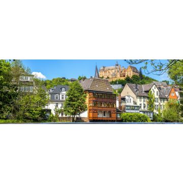 Lais Puzzle - Blick auf Schloss und Lahn, Land Hessen, Deutschland, Panorama - 1.000 Teile