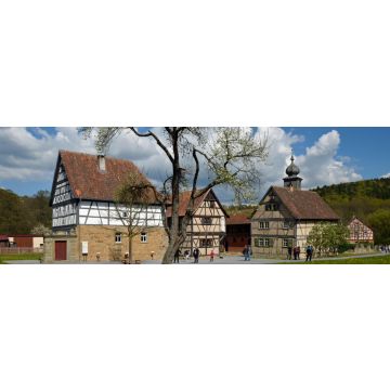 Lais Puzzle - dorfidylle im freilandmuseum fladungen, Panorama - 1.000 Teile