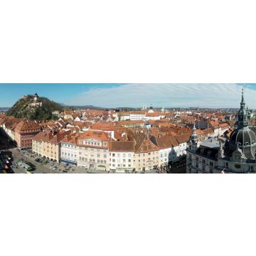 Lais Puzzle - Panoramaluftaufnahme der steirischen Landeshauptstadt Graz, Steiermark, Österreich, Panorama - 1.000 Teile