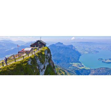 Lais Puzzle - Panoramablick vom Schafberg auf den Mondsee in Österreich, Panorama - 1.000 Teile