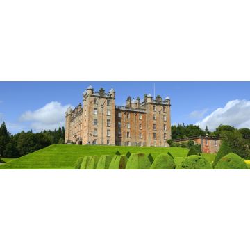 Lais Puzzle - Drumlanrig Castle ist eines der großartigsten Schlösser Großbritanniens. Drumlanrig Castle befindet sich auf dem Queensberry Estate in Dumfries und Galloway, Schottland, Panorama - 1.000 Teile