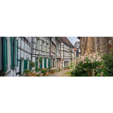 Lais Puzzle - Fachwerkhäuser in der Altstadt von Hattingen, Panorama - 1.000 Teile