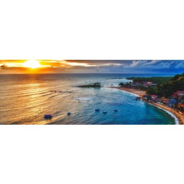 Lais Puzzle - Dämmerung - Morro de São Paulo - Bahia . Brasilien | Rubem Sousa . Fora die Box, Panorama - 1.000 Teile