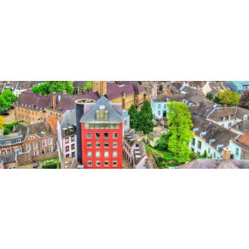 Lais Puzzle - Luftaufnahme der Altstadt von Maastricht, die Niederlande, Panorama - 1.000 Teile