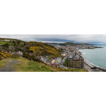 Lais Puzzle - Panoramablick über die Universitätsstadt Aberystwyth in Wales, Panorama - 1.000 Teile