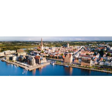 Lais Puzzle - Stadthafen Rostock mit Speichern, Panorama - 1.000 Teile