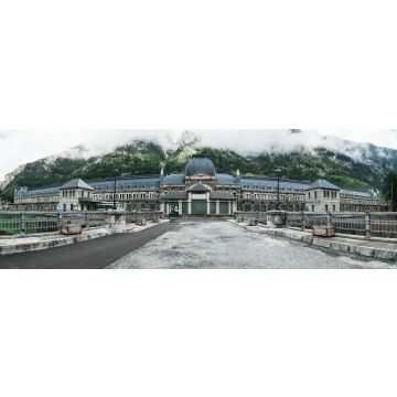 Lais Puzzle - Canfranc Bahnhof, Aragon, Spanien, Panorama - 1.000 Teile