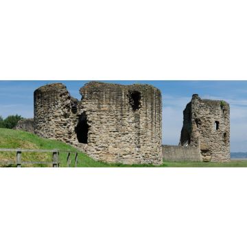 Lais Puzzle - Die Ruinen von Flint Castle, Flintshire, Wales, Panorama - 1.000 Teile