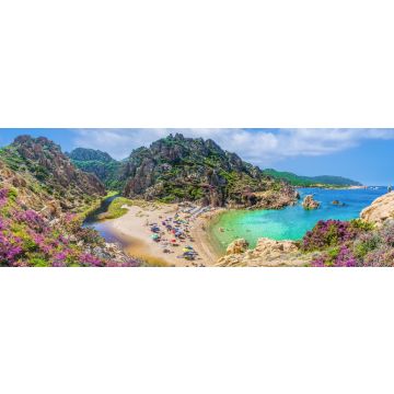 Lais Puzzle - Landschaft der Costa Paradiso mit dem Strand Li Cossi, Sardinien, Panorama - 1.000 Teile