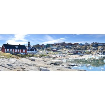 Lais Puzzle - Grönland. Stadt Ilulissat, Panorama - 1.000 Teile