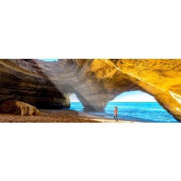 Lais Puzzle - Benagil-Höhle in Portimao, Portugal, Panorama - 1.000 Teile
