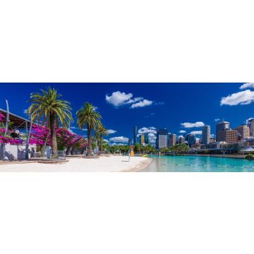 Lais Puzzle - Streets Beach im South Bank Parkland, Brisbane, Australien, Panorama - 1.000 Teile