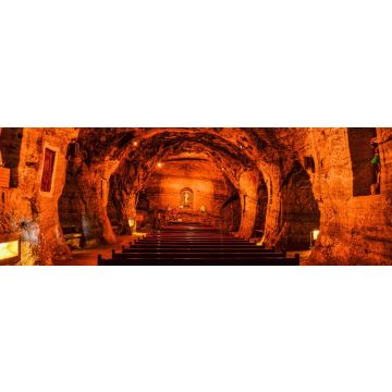 Lais Puzzle - Salzkathedrale von Zipaquira - Unterirdische Kirche, gebaut in einem Salzbergwerk in Kolumbien, Panorama - 1.000 Teile