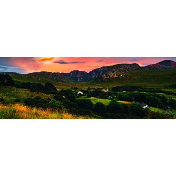 Lais Puzzle - Landschaft in Dunlewey mit verlassener Kirche in Donegal, Irland, Panorama - 1.000 Teile