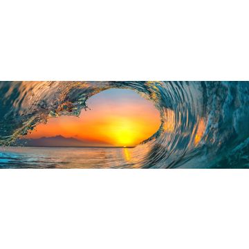 Lais Puzzle - Welle im Sonnenuntergang, Panorama - 1.000 Teile