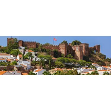 Lais Puzzle - Schloss in der Stadt Silves - Algarve Portugal, Panorama - 1.000 Teile