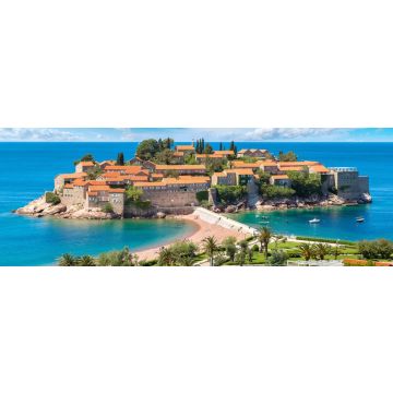 Lais Puzzle - Insel Sveti Stefan in Budva, Panorama - 1.000 Teile