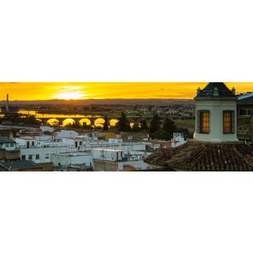 Lais Puzzle - Sonnenuntergang über Badajoz, Extremadura, Panorama - 1.000 Teile