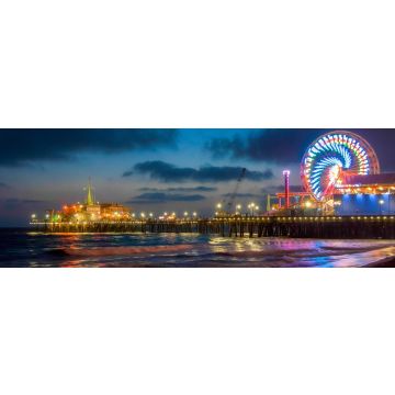 Lais Puzzle - Los Angeles, Ferris Wheel in Santa Monica. Kalifornien, Panorama - 1.000 Teile