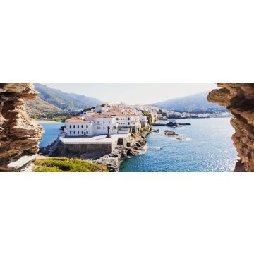 Lais Puzzle - Schöne Aussicht auf Chora, die Hauptstadt der Insel Andros, Kykladen, Griechenland, Panorama - 1.000 Teile