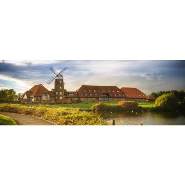 Lais Puzzle - Alte Windmühle am Caldecotte-See in Milton Keynes, England, Panorama - 1.000 Teile
