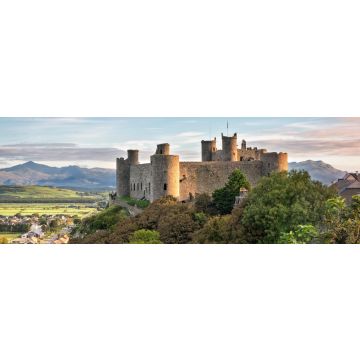 Lais Puzzle - Harlech Castle bei Sonnenaufgang, Wales, Panorama - 1.000 Teile