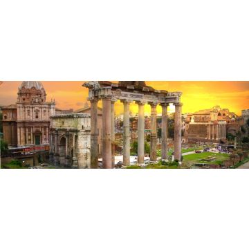 Lais Puzzle - Ruinen des Forum Romanum bei Sonnenuntergang, Rom, Panorama - 1.000 Teile