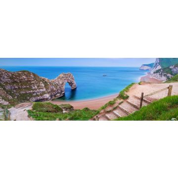 Lais Puzzle - Jurassic Coast von Dorset mit Durdle Door bei Sonnenaufgang, England, Panorama - 1.000 Teile