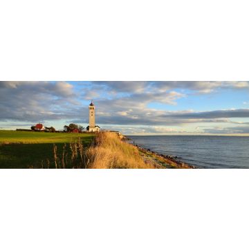 Lais Puzzle - Leuchtturm Helnæs auf der Insel Fünen in Dänemark, Panorama - 1.000 Teile