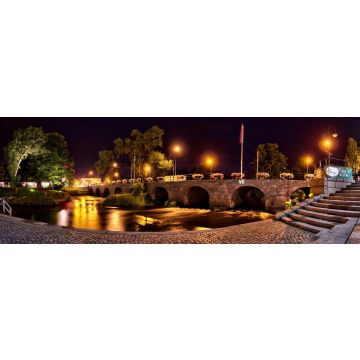 Lais Puzzle - Unten am Fluss in Värnamo, Schweden, Panorama - 1.000 Teile