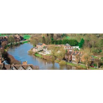 Lais Puzzle - Historische Marktstadt namens Bridgnorth in Shropshire, England, Panorama - 1.000 Teile