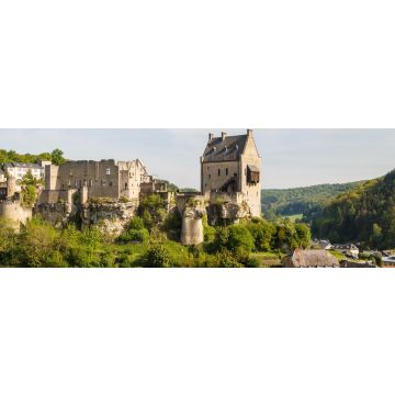 Lais Puzzle - Ruinen der mittelalterlichen Burg Larochette, Luxemburg, Panorama - 1.000 Teile
