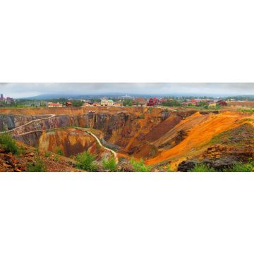 Lais Puzzle - Falun, Schweden - Bergbaugebiet des Großen Kupferbergs, UNESCO-Weltkulturerbe. Sie sind ein herausragendes Beispiel für ein technologisches Ensemble mit einer historischen Industrielandschaft, Panorama - 1.000 Teile
