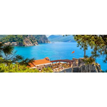 Lais Puzzle - Schöne mediterrane Landschaft - Stadt Petrovac, Montenegro, Panorama - 1.000 Teile