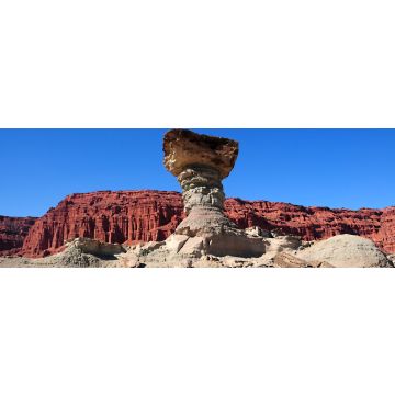 Lais Puzzle - Blick auf die Formation El Hongo im Ischigualasto Provincial Park oder Valle de la Luna, San Juan, Argentinien, Panorama - 1.000 Teile