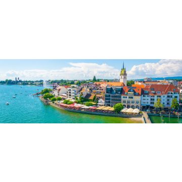 Lais Puzzle - Ansicht des Yachthafens in der deutschen Stadt Friedrichshafen, Panorama - 1.000 & 2.000 Teile
